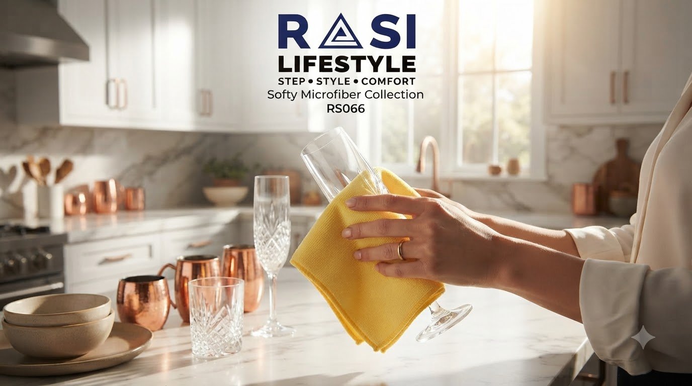 Rasi Microfiber Car Cleaning Cloth Set 40 X 40 Cm (Pack of 3)