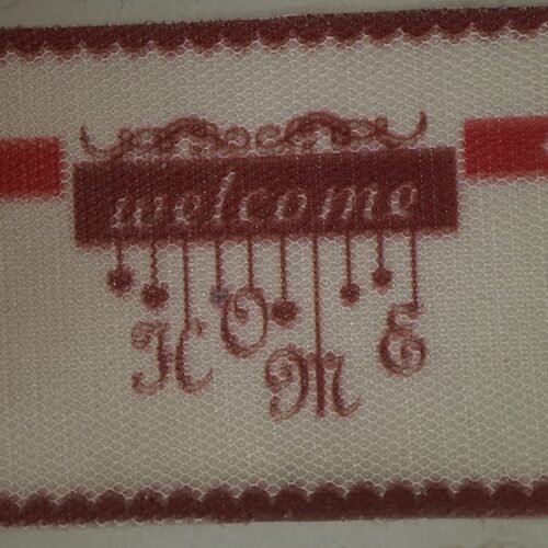 Fabric Religious Calligraphy Wall Hanging
