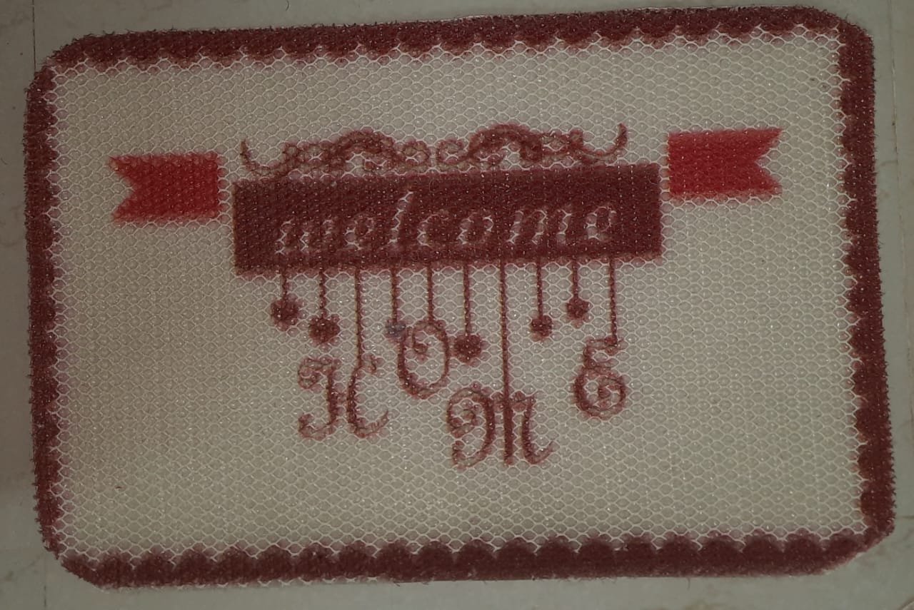 Fabric Religious Calligraphy Wall Hanging
