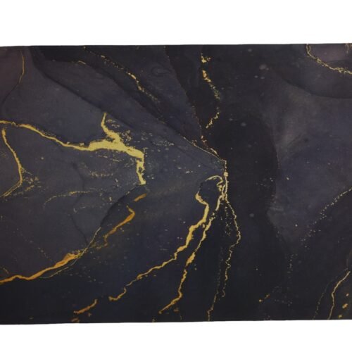 Black Marble Print Table Mat