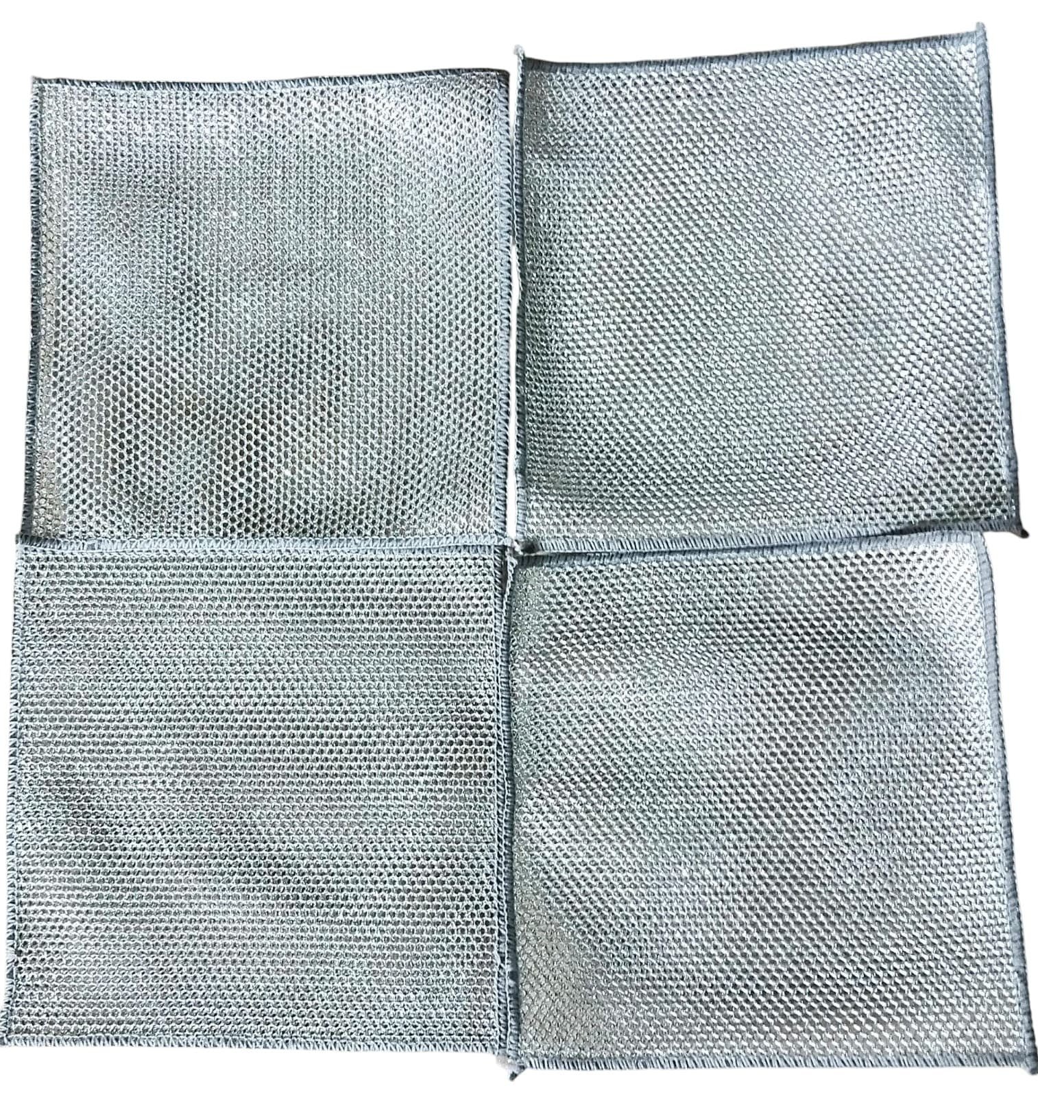 Wire Mesh Quick Dry Dish Cloth (Pack of 10)