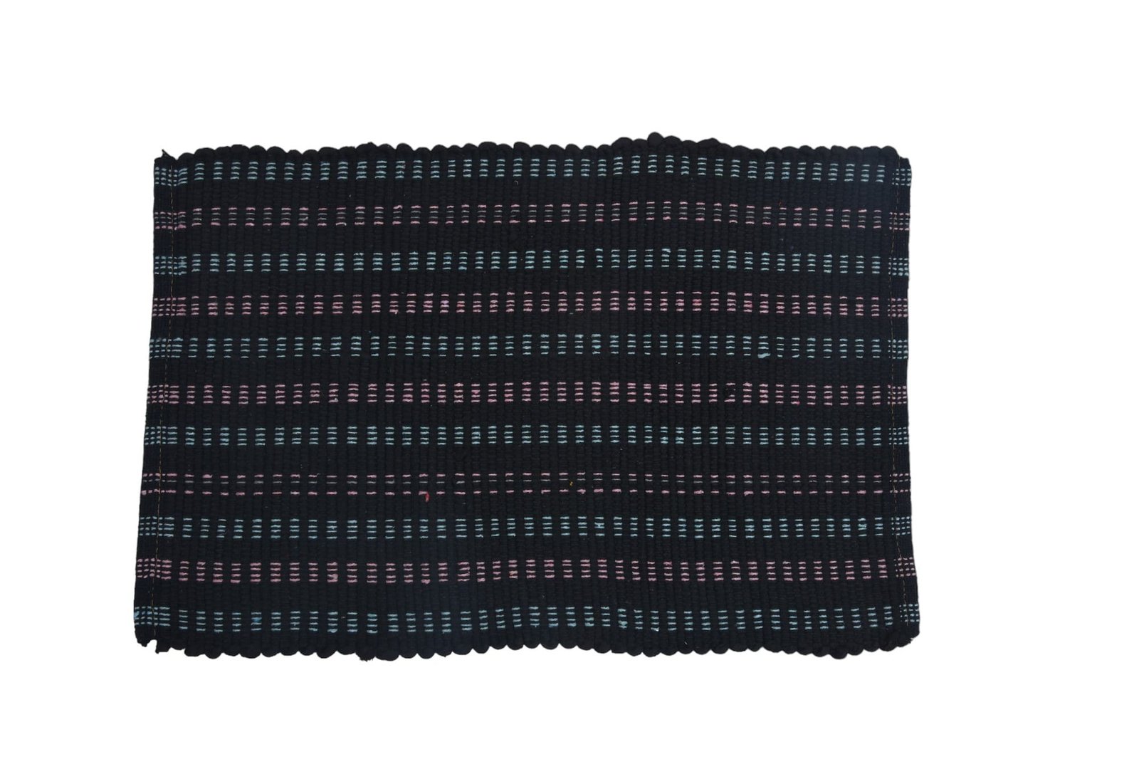 Woven Striped Rectangular Table Mat (Pack of 3)