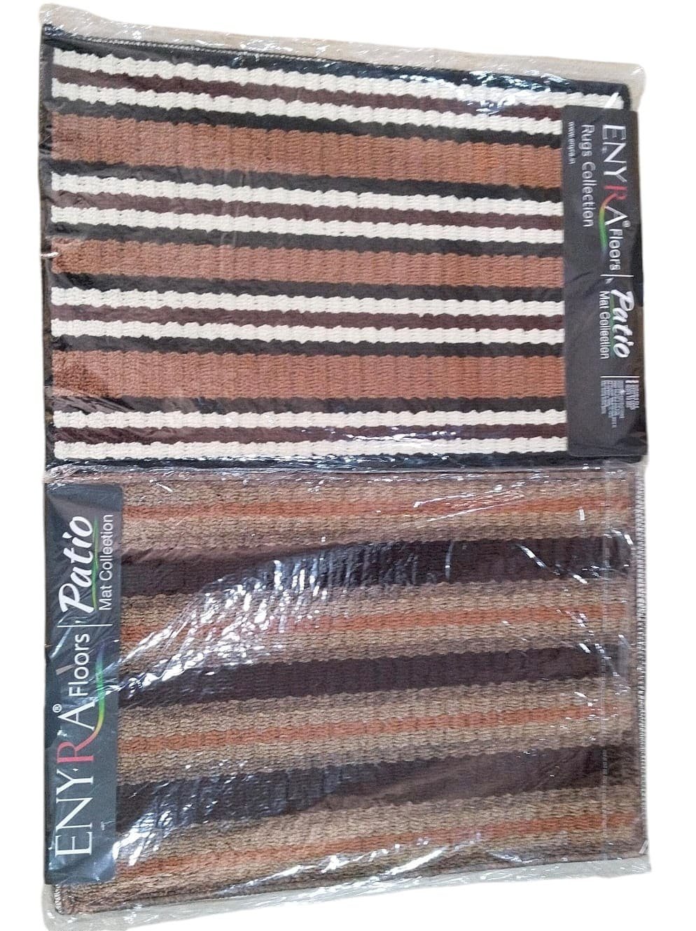 Textile Striped Pattern Floor Mat