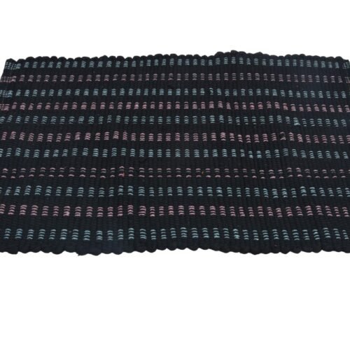 Woven Striped Rectangular Table Mat (Pack of 3)