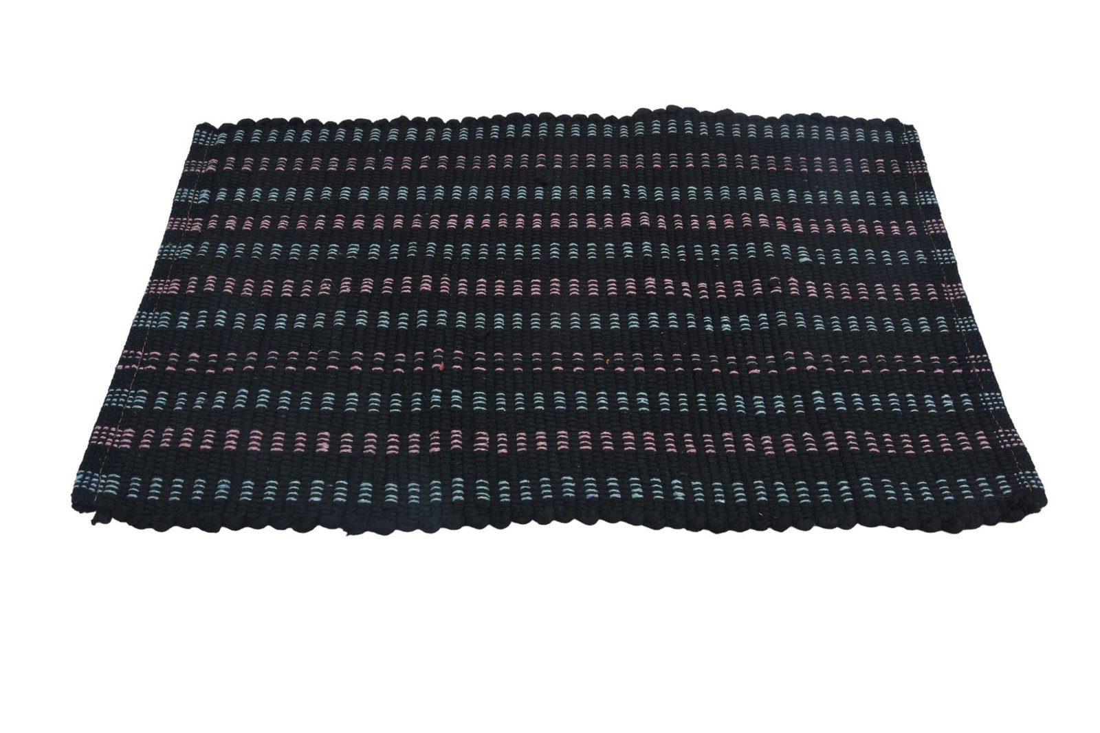 Woven Striped Rectangular Table Mat (Pack of 3)