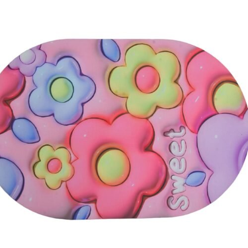 Pink Floral Sleep Mask for Women