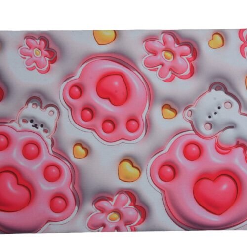 Pink Cartoon Printed Baby Play Mat