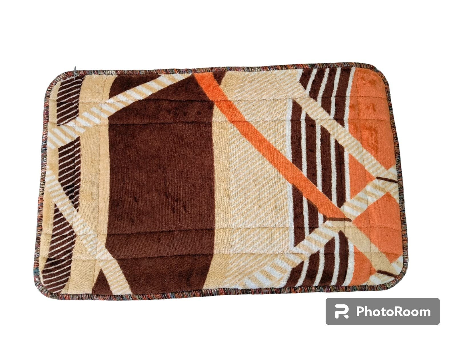 Abstract Geometric Pattern Rectangular Floor Mat (Pack of 2)