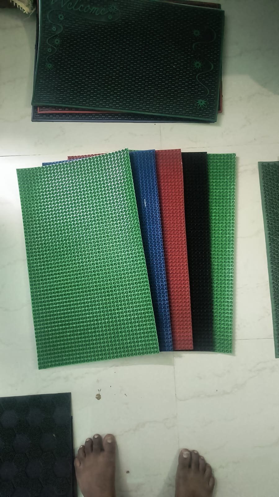 Rubber Textured Pattern Doormat