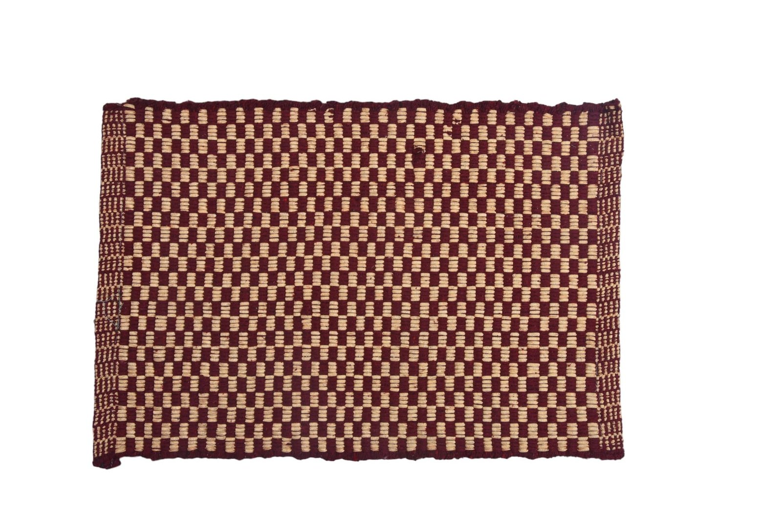 Woven Geometric Pattern Floor Mat (Pack of 2)