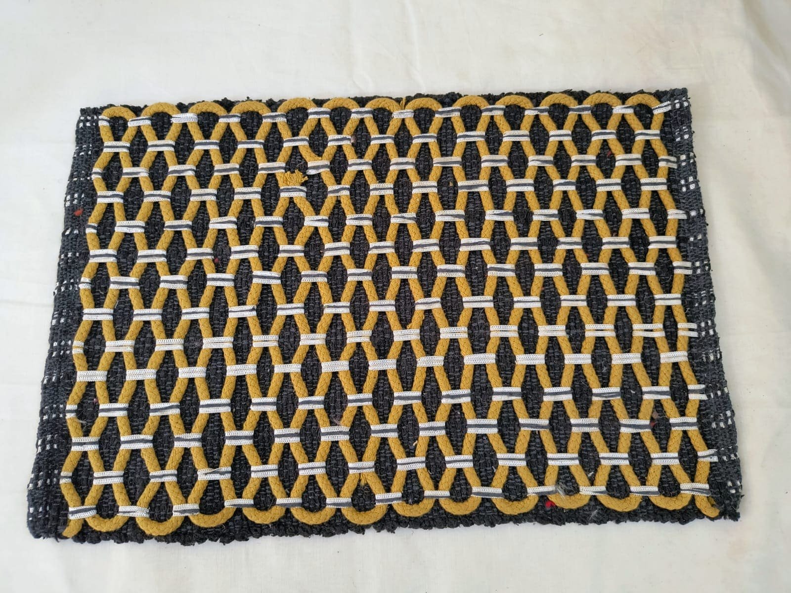 Woven Geometric Pattern Table Placemat (Pack of 2)