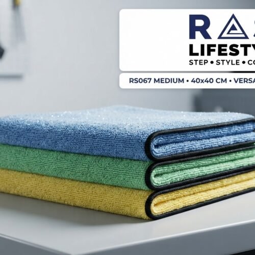 Rasi Microfiber Car Cleaning Cloth Set 40 X 40 Cm (Pack of 3)