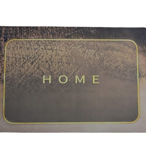 Dark Printed Home Entryway Doormat