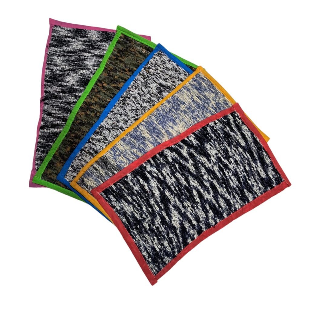 Textured Multi Colour Cleaning Cloth Set (Pack of 2)