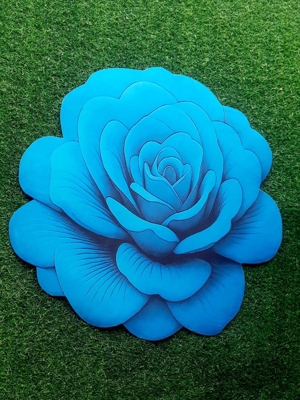 Blue Rose Artificial Flower Decoration