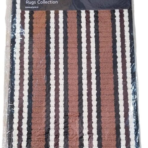Textile Striped Pattern Floor Mat