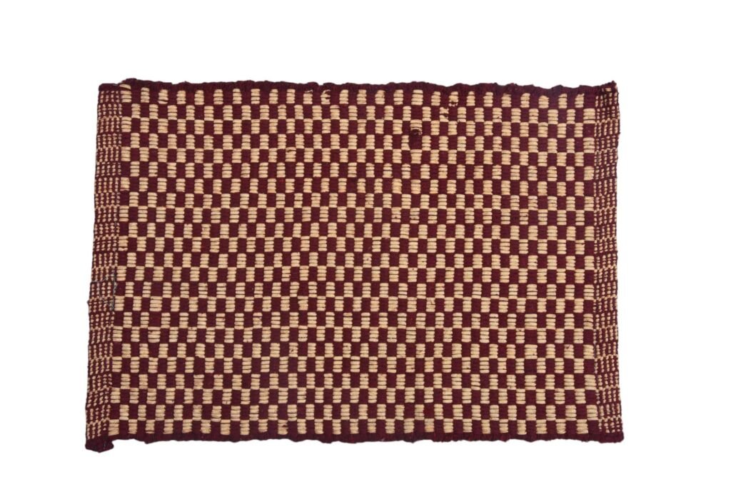 Woven Geometric Pattern Floor Mat (Pack of 2)