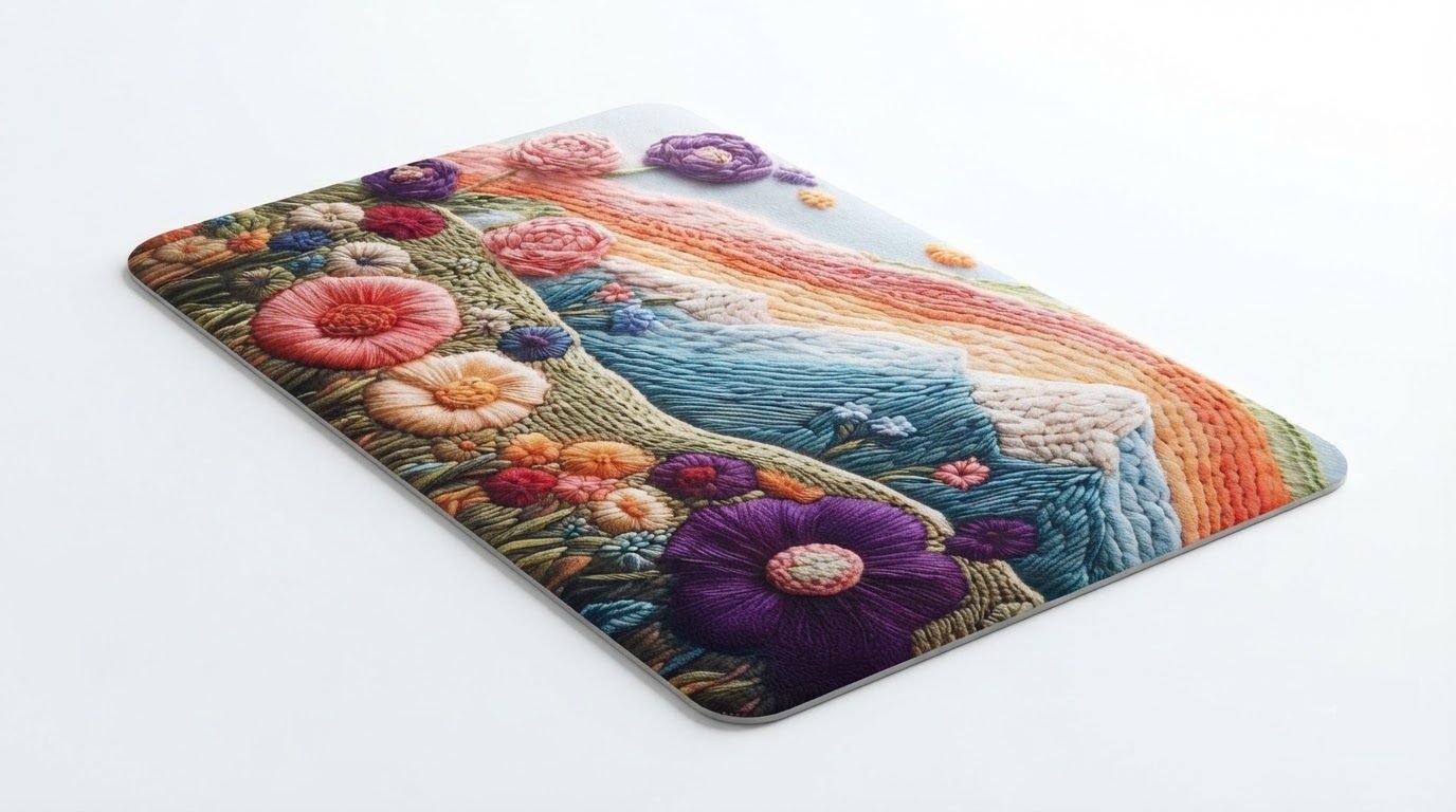 RASI Lifestyle 3d floral mat floral river