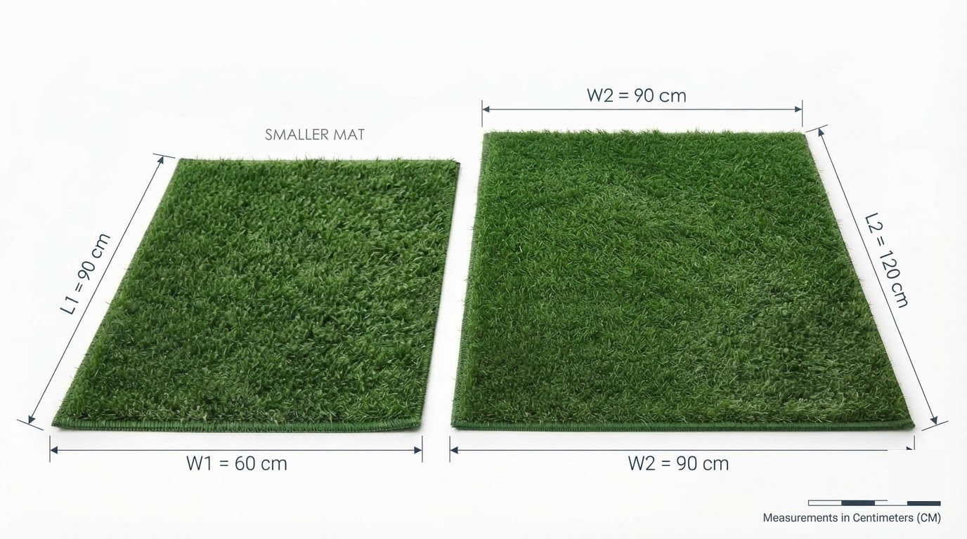 RASI Lifestyle artificial grass mat sizes