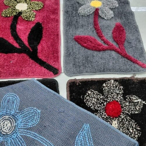 RASI Lifestyle flower bath mat set