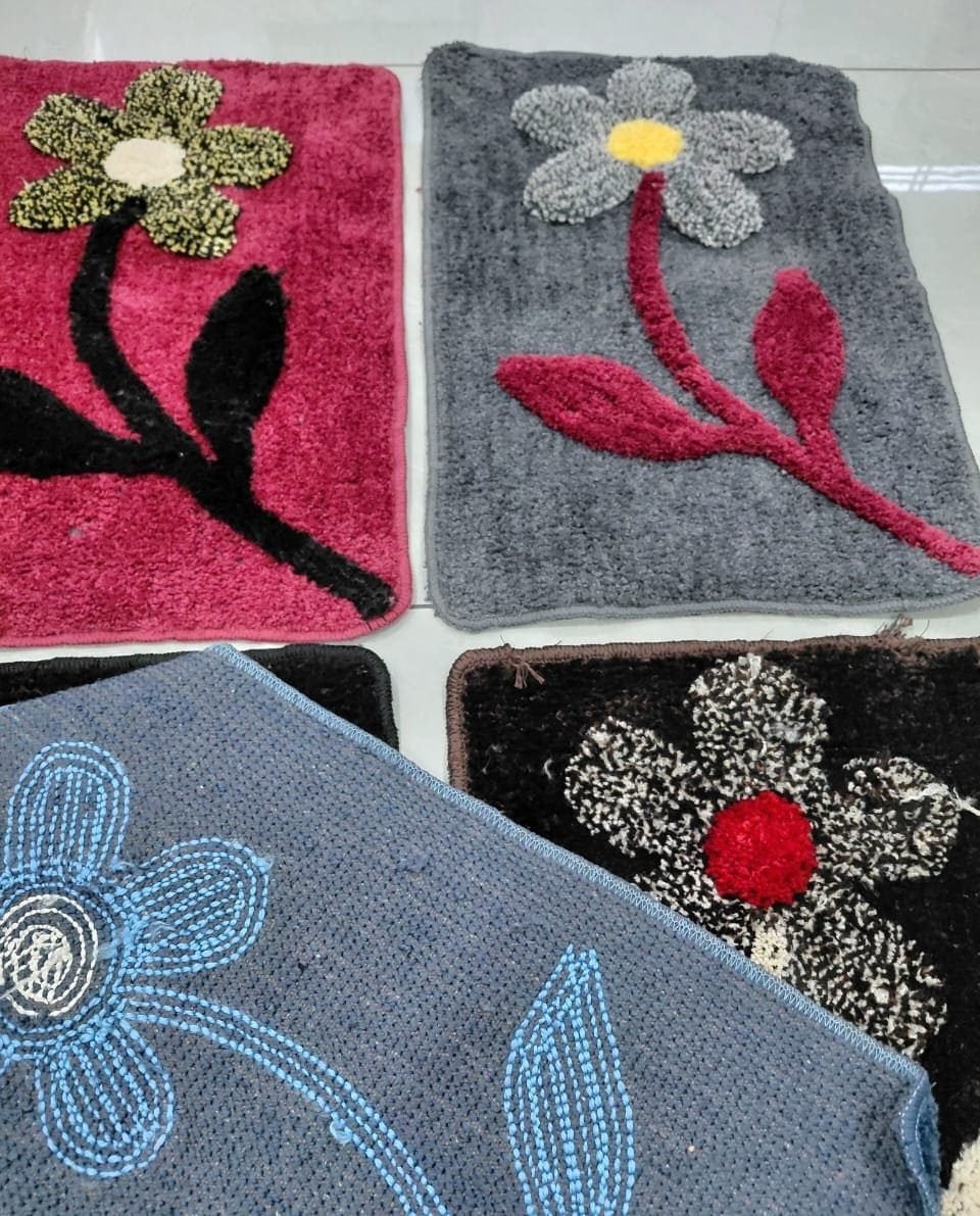 RASI Lifestyle flower bath mat set