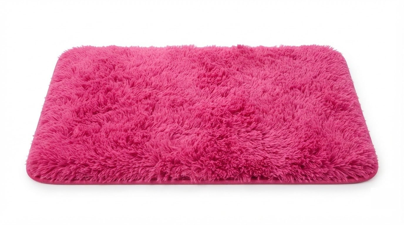 RASI Lifestyle fur mat pink