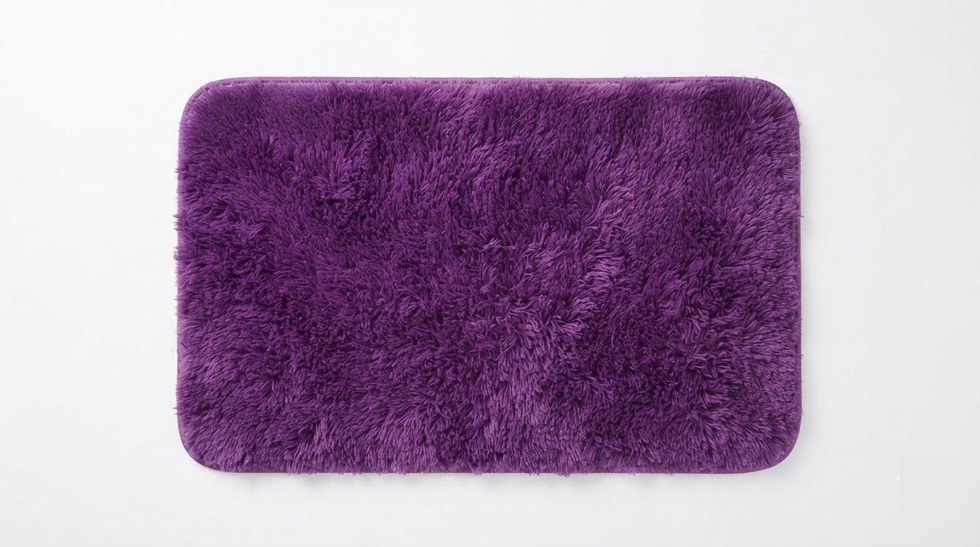 RASI Lifestyle fur mat purple
