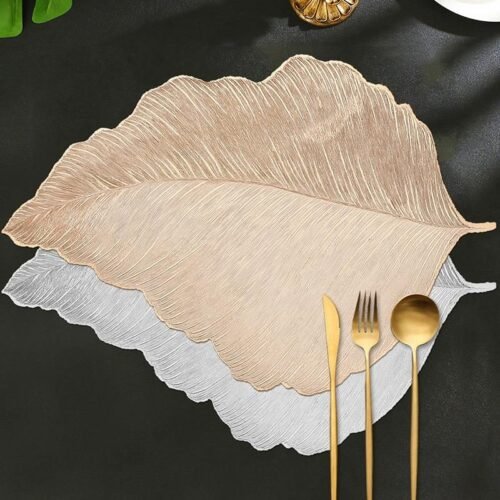 RASI Lifestyle leaf placemat gold