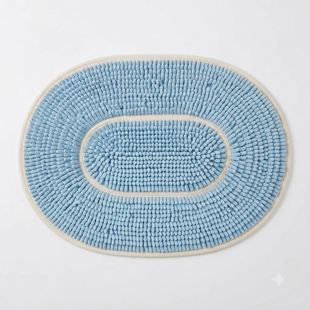 RASI Lifestyle rs011 microfiber doormat blue