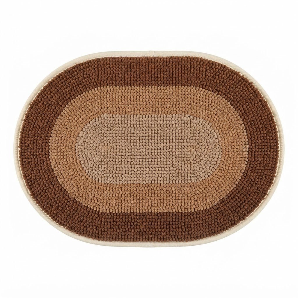 RASI Lifestyle rs011 microfiber doormat brown
