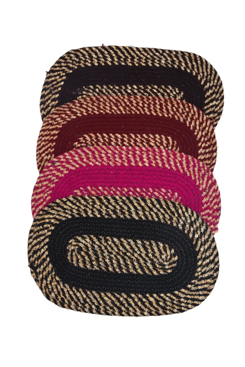 RASI Lifestyle rs014 braided oval doormat set 2