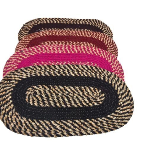 RASI Lifestyle rs014 braided oval doormat set