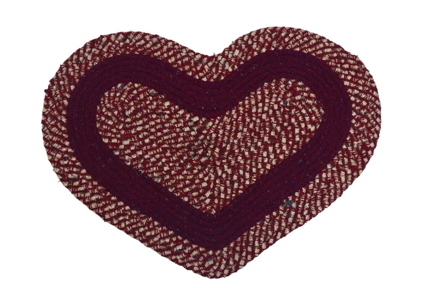 RASI Lifestyle rs016 heart braided mat detail