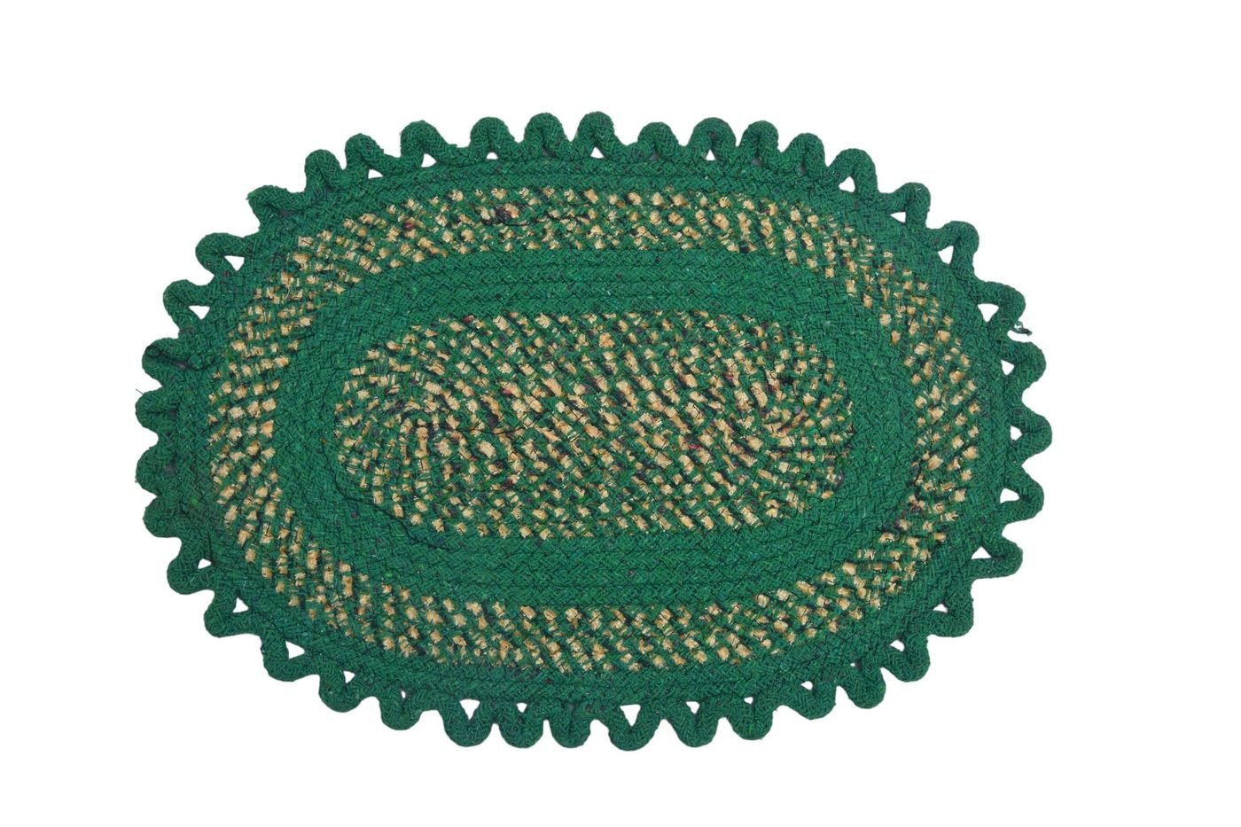 RASI Lifestyle rs017 crochet oval mat detail