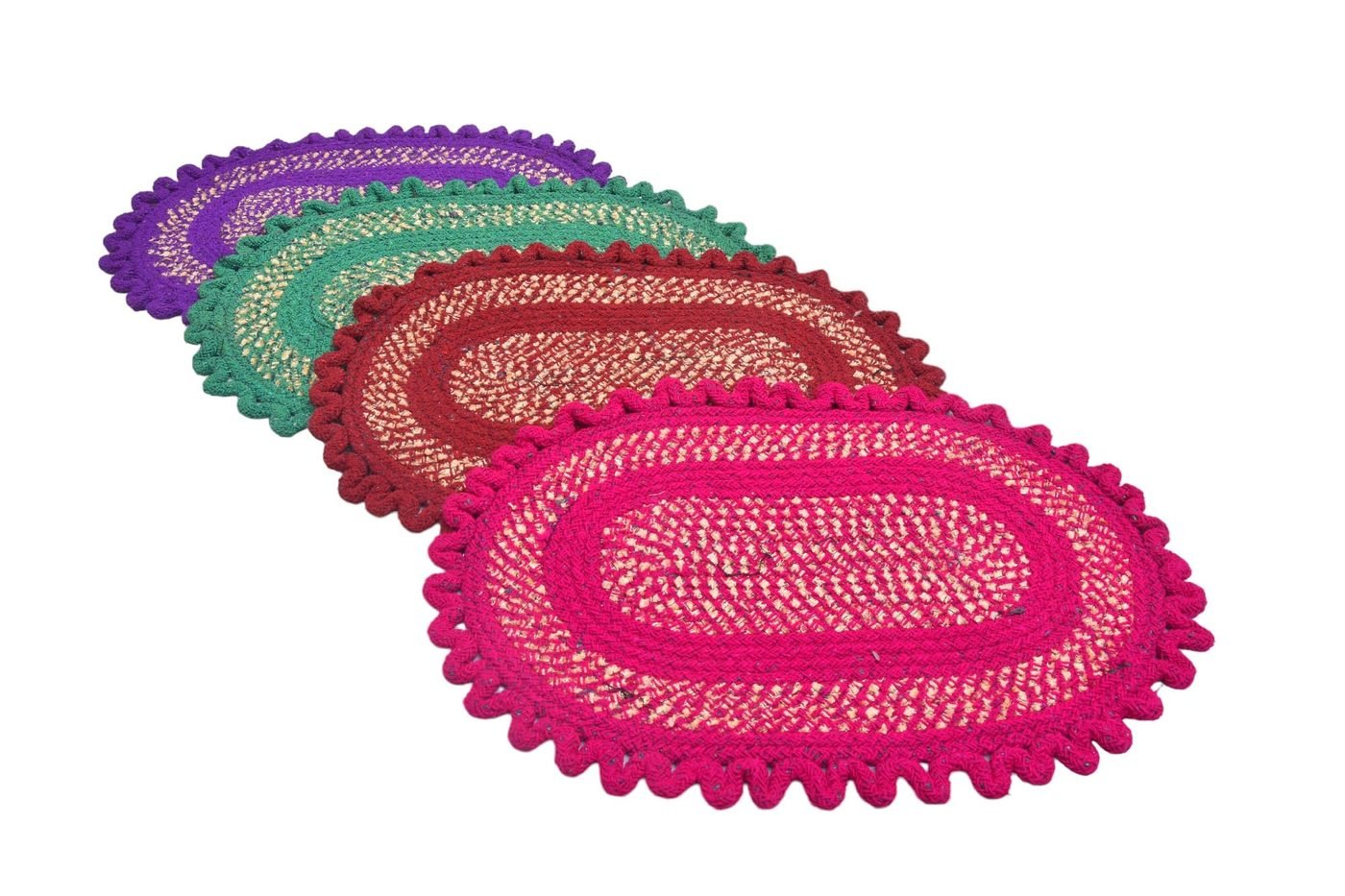 RASI Lifestyle rs017 crochet oval mat set 2