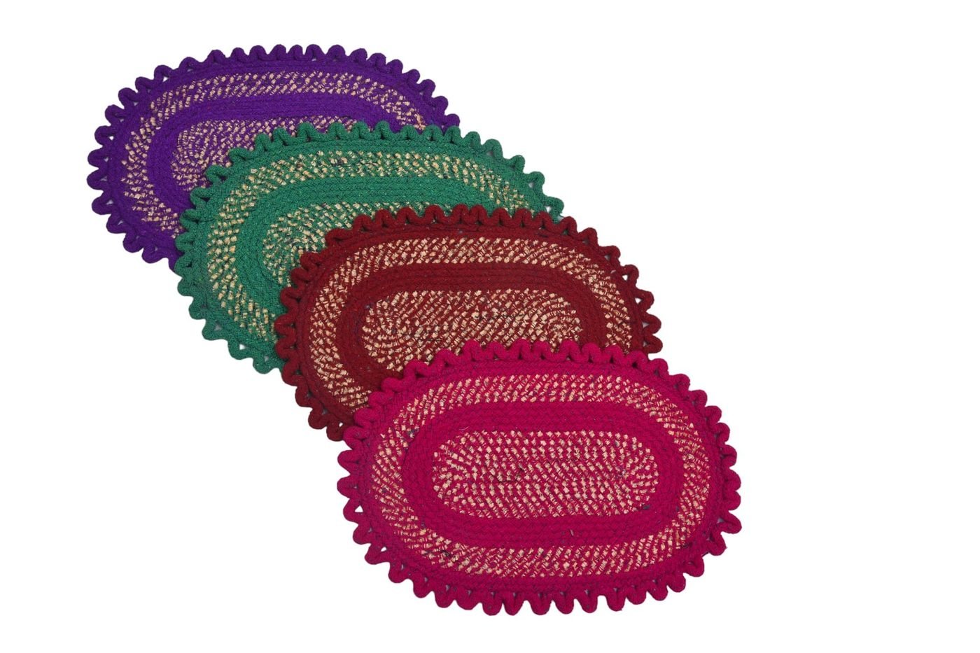 RASI Lifestyle rs017 crochet oval mat set