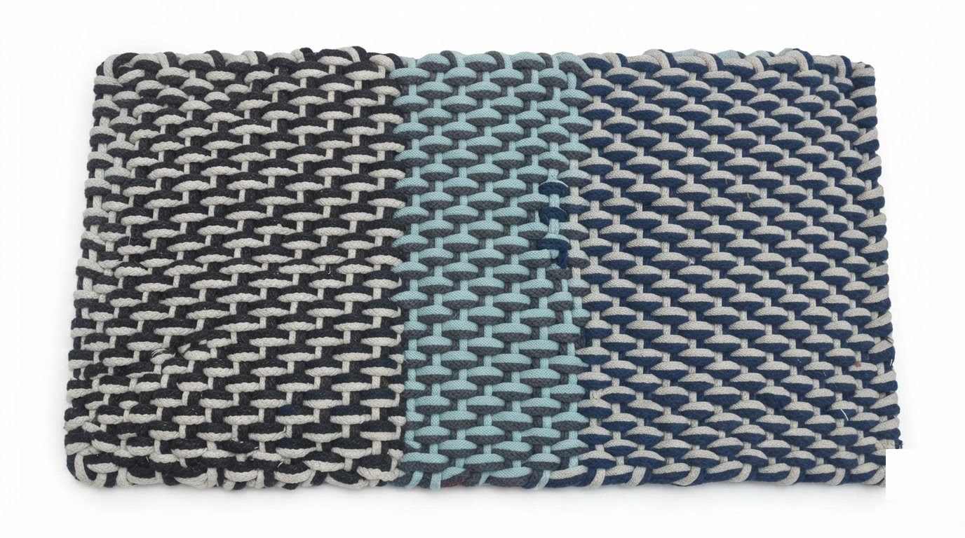 RASI Lifestyle rs023 braided pattern mat black white