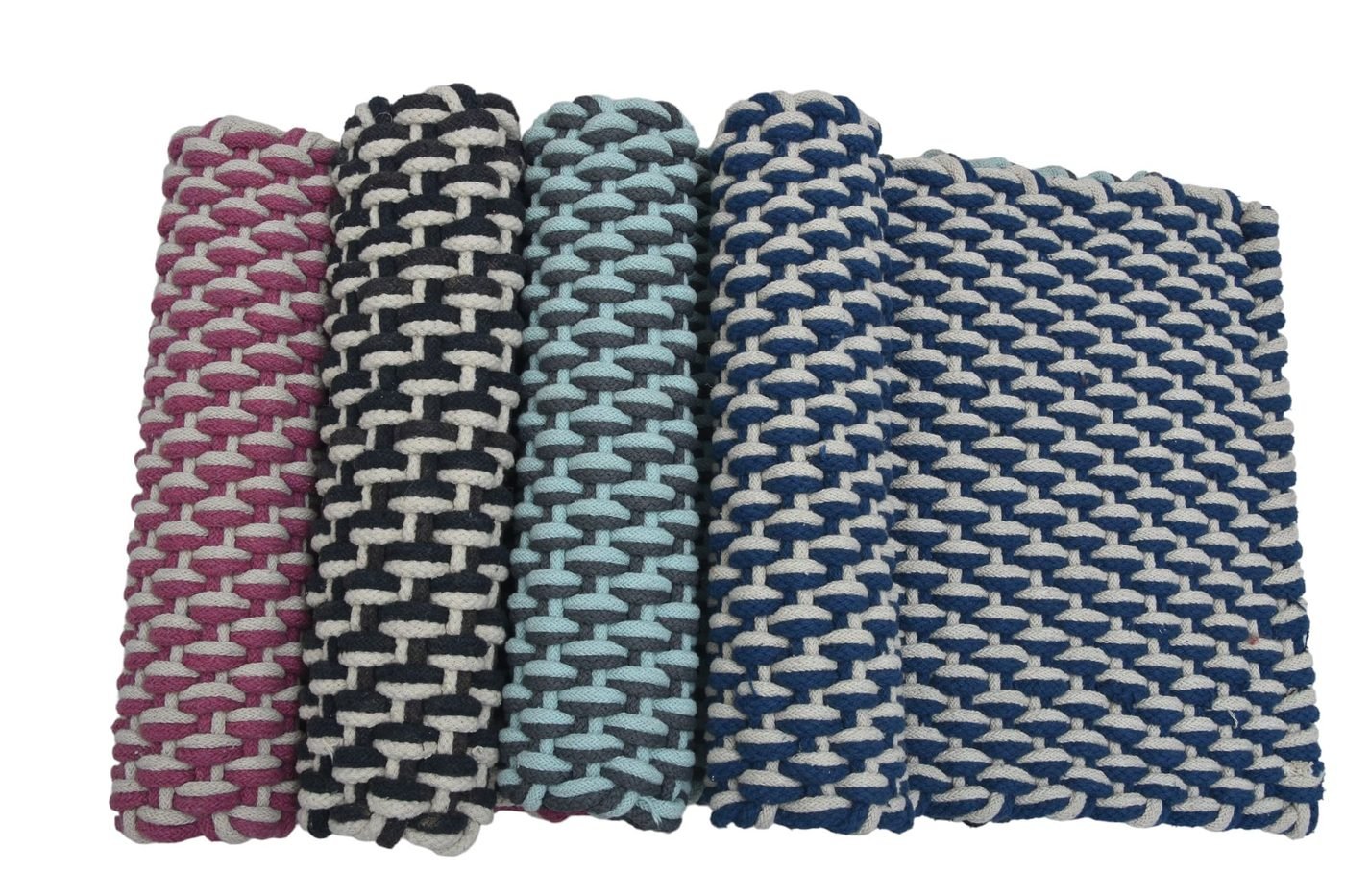 RASI Lifestyle rs023 braided pattern mat set