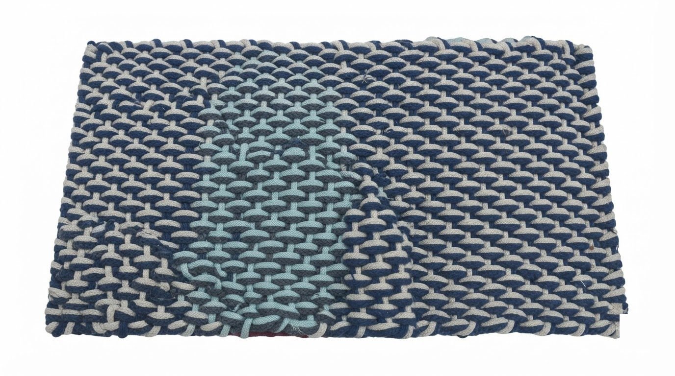 RASI Lifestyle rs023 braided pattern mat teal