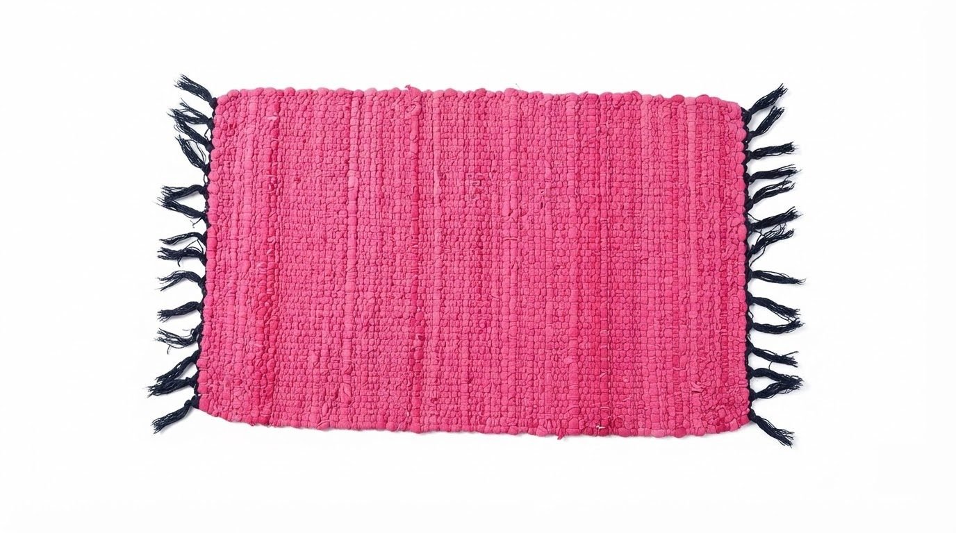 RASI Lifestyle rs048 cotton rag rug pink