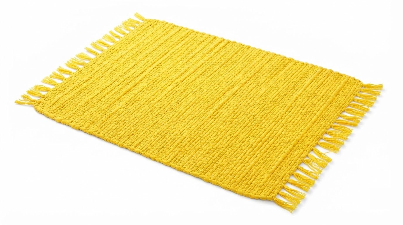RASI Lifestyle rs048 cotton rag rug yellow