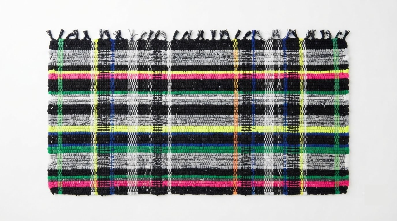 RASI Lifestyle rs050 striped rag rug plaid