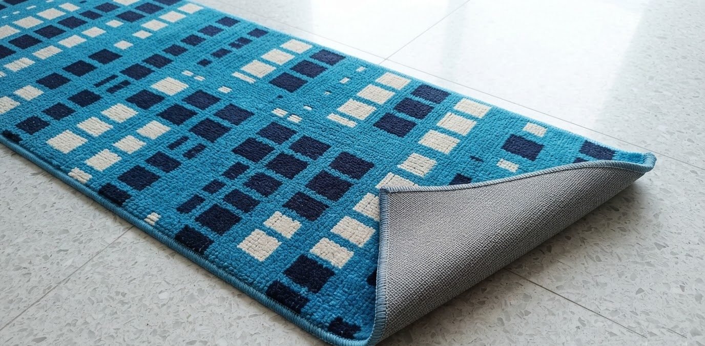 RASI Lifestyle saneel runner blue squares