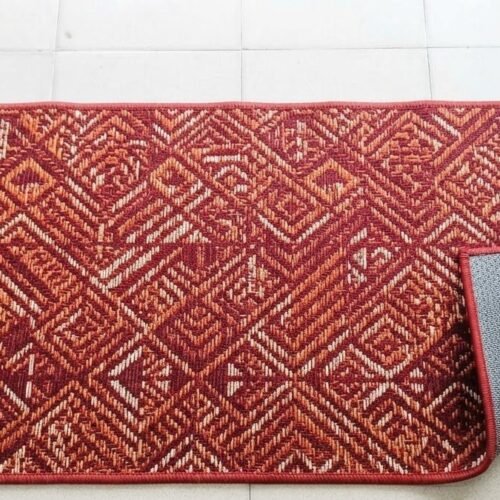 RASI Lifestyle saneel runner red geometric