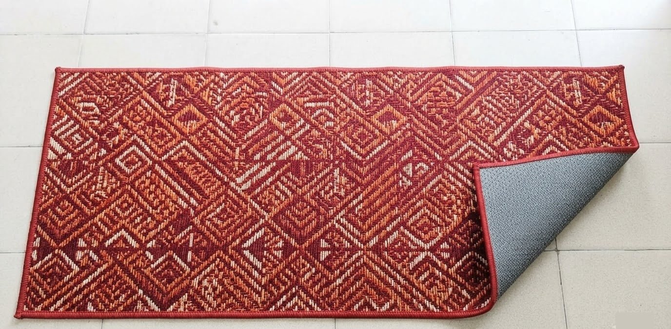 RASI Lifestyle saneel runner red geometric
